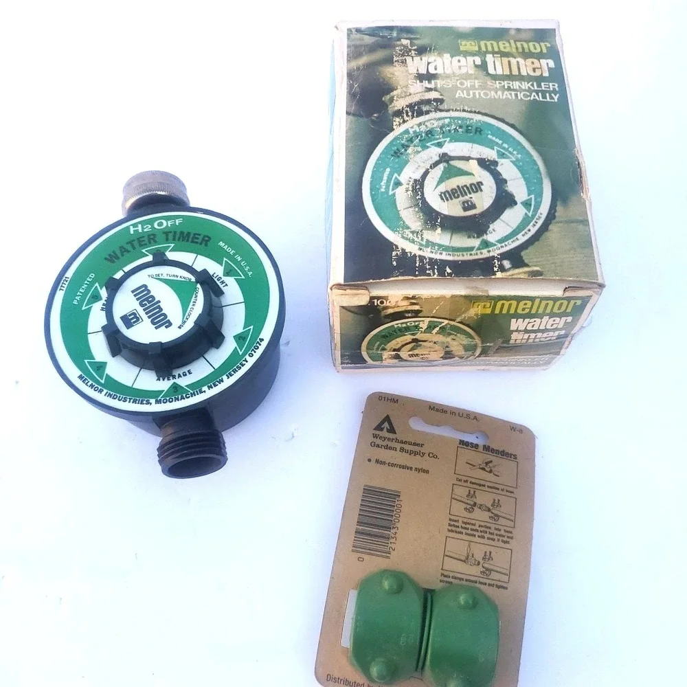 Vintage Melnor Time a Matic Water Control Automatic Timer NOS open original‎ box